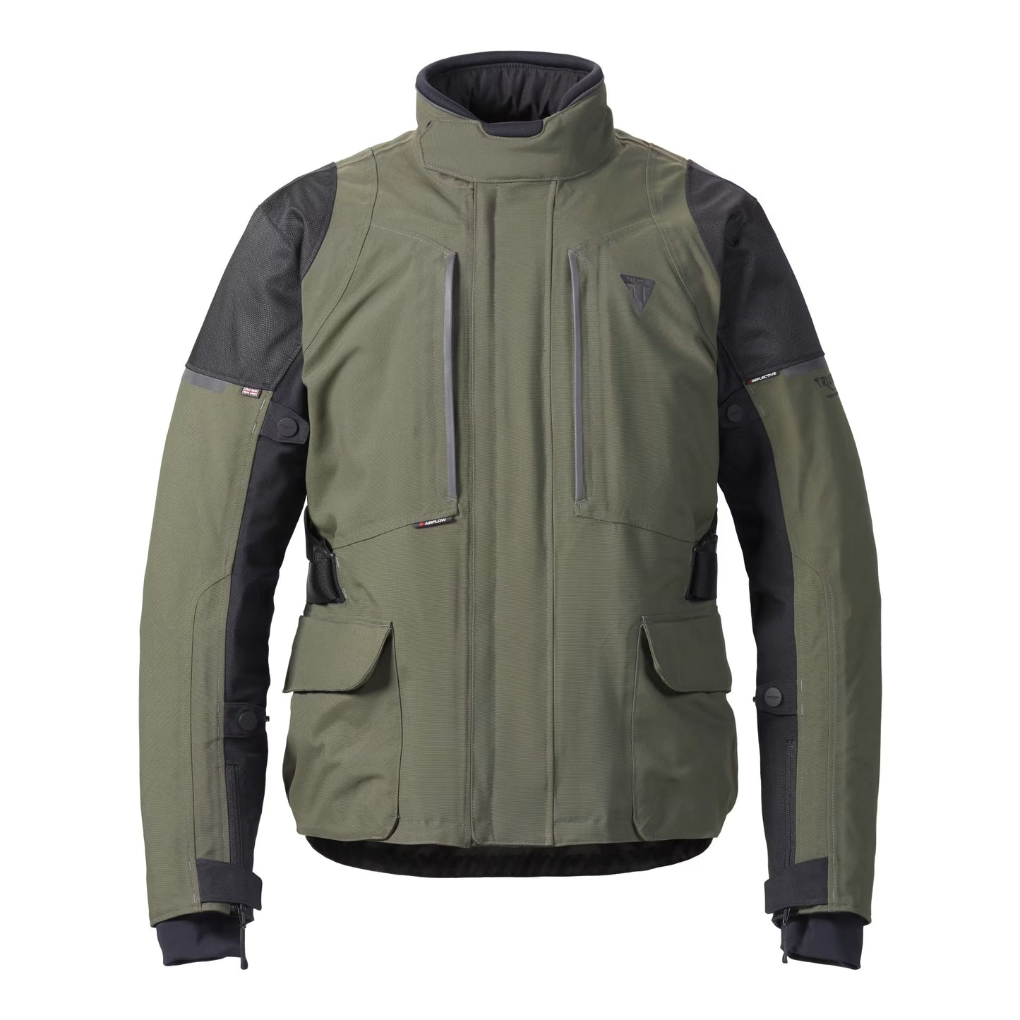 Triumph Leith Adventure Tourer Jacket Khaki MTPS21404