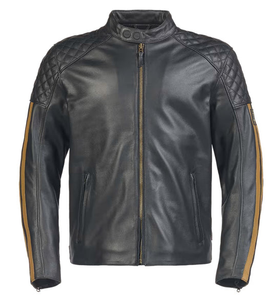 Braddan Sport Jacket Black & Gold - MLES2338