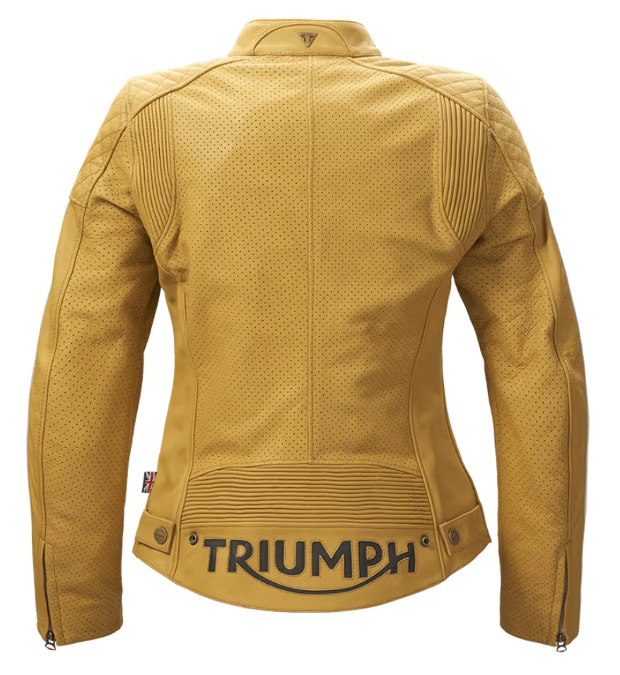 Braddan Ladies Air Race Jacket Gold - MLES24008