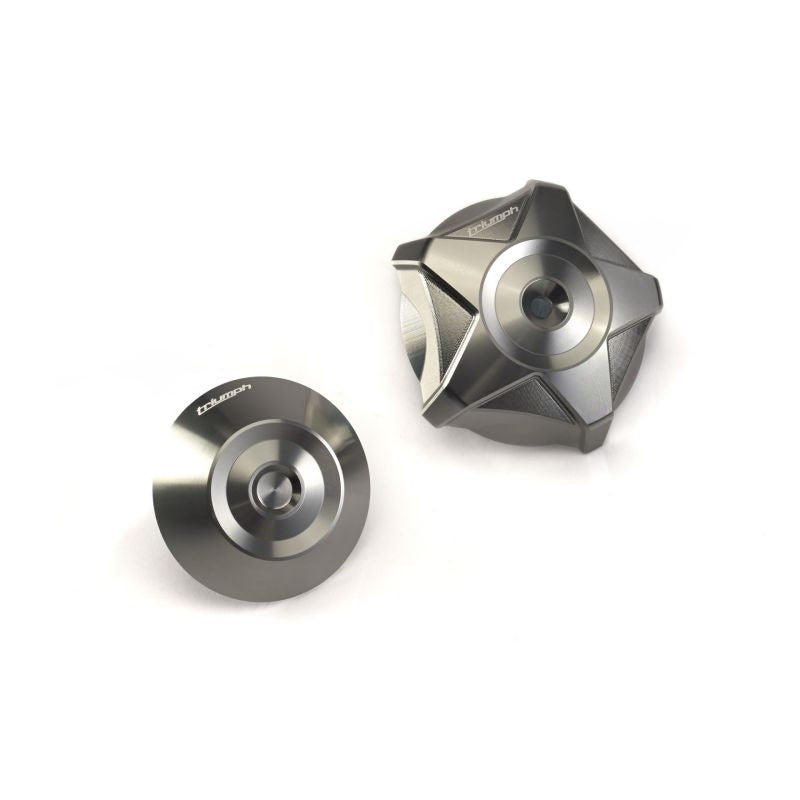Triumph Speed Triple AXLE NUT FINISHERS, GREY - A9640086
