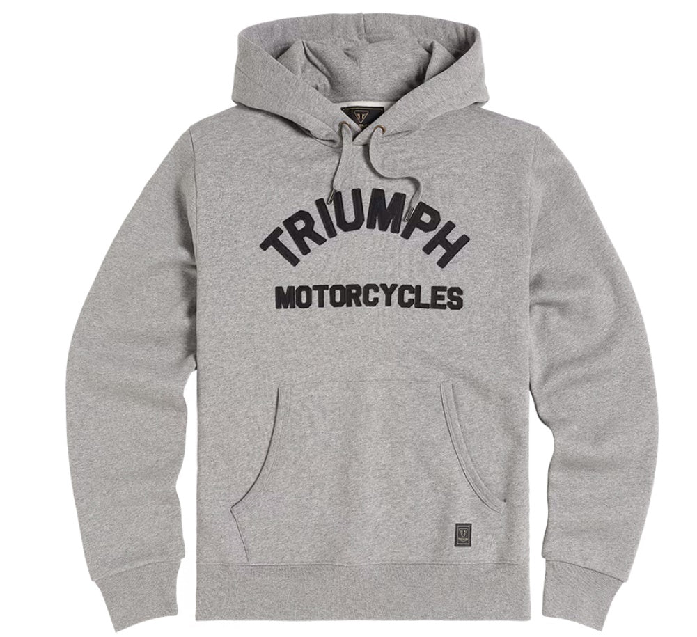 TRIUMPH CARRICK GREY MARL HOODY MSWS2341