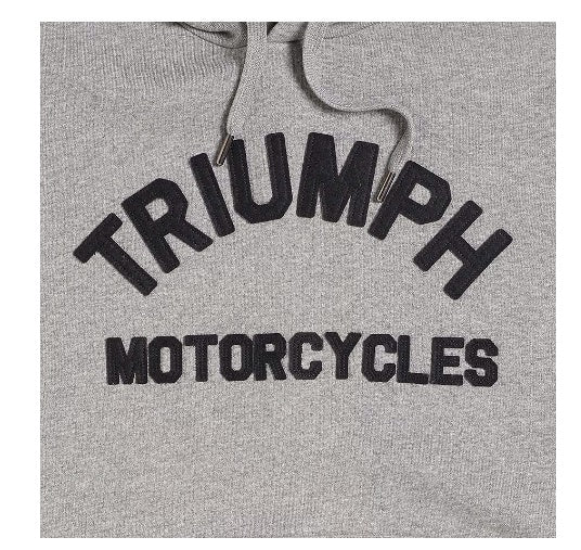 TRIUMPH CARRICK GREY MARL HOODY MSWS2341