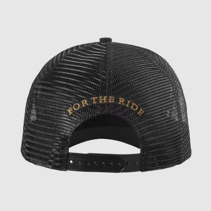 Triumph Roadtrip Trucker Cap Black And Bone MCAS24304