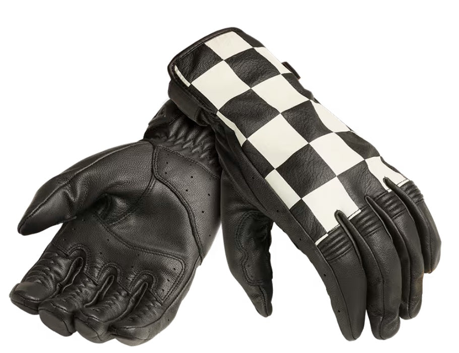 Triumph Checkerboard Glove Black/White MGVS2348