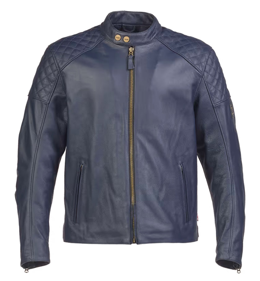 TRIUMPH BRADDAN BLUE JACKET MLES2335