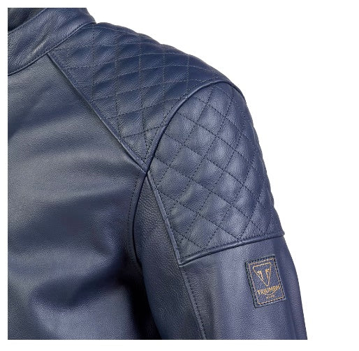 TRIUMPH BRADDAN BLUE JACKET MLES2335