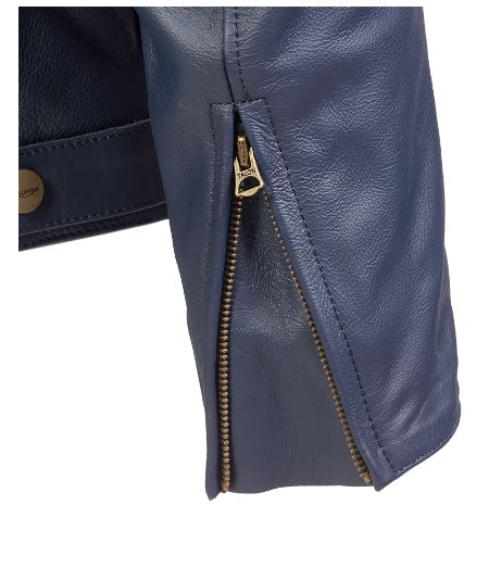 TRIUMPH BRADDAN BLUE JACKET MLES2335