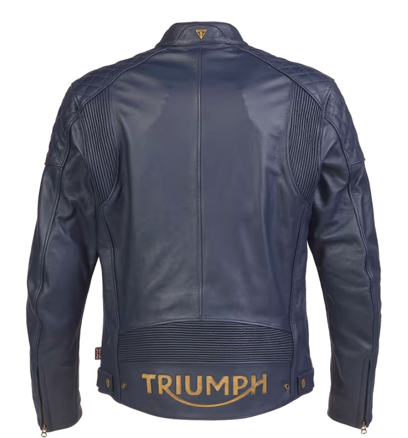 TRIUMPH BRADDAN BLUE JACKET MLES2335