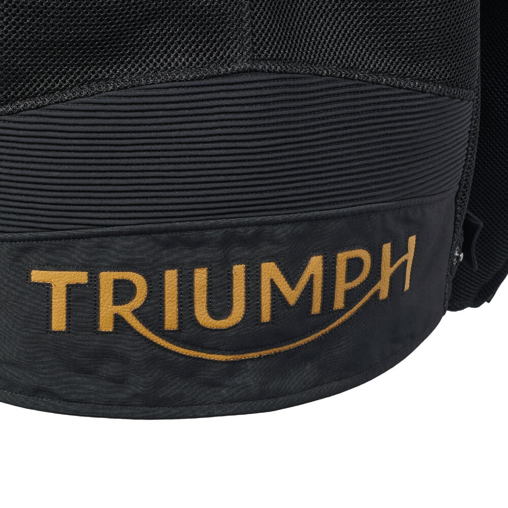 Braddan Retro Mesh Jacket Black / Gold - MTES25302