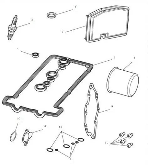 Triumph Street Triple Service Kit - T3990021