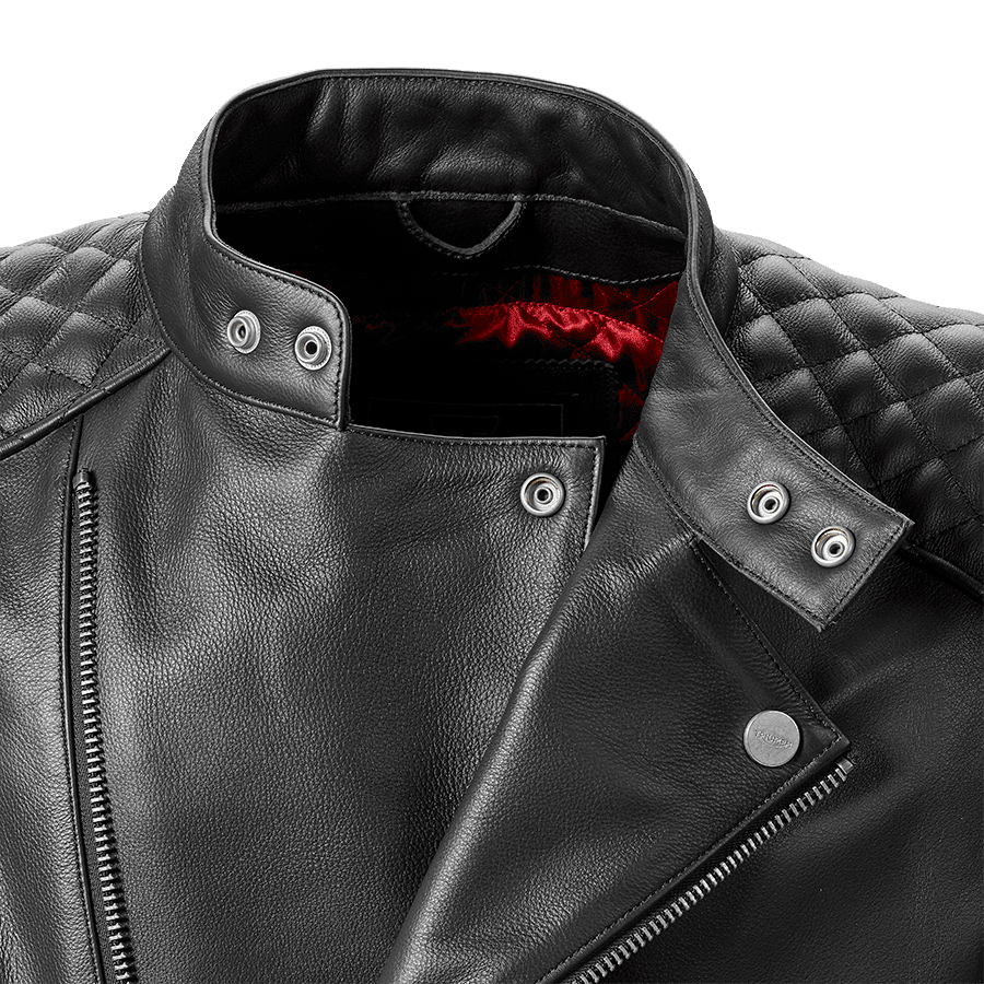 Triumph Braddan Asymmetric Leather Jacket