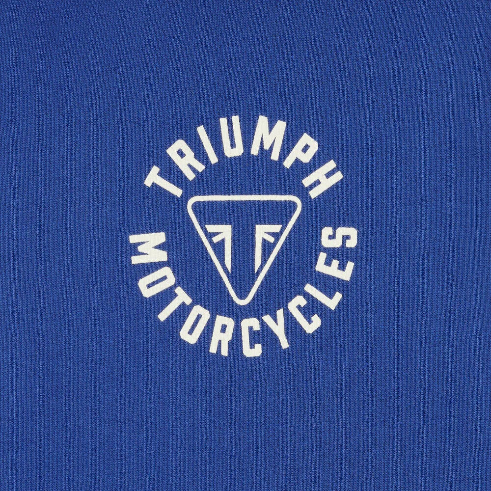 TRIUMPH FULL ZIP DIGBY HOODY BLUE/BONE MSWS25138