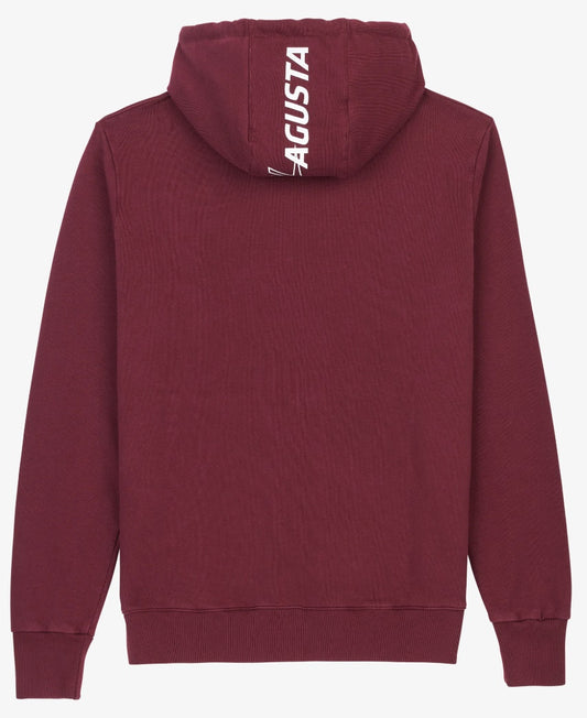 MV Agusta Logo Extended Hoodie - Burgundy