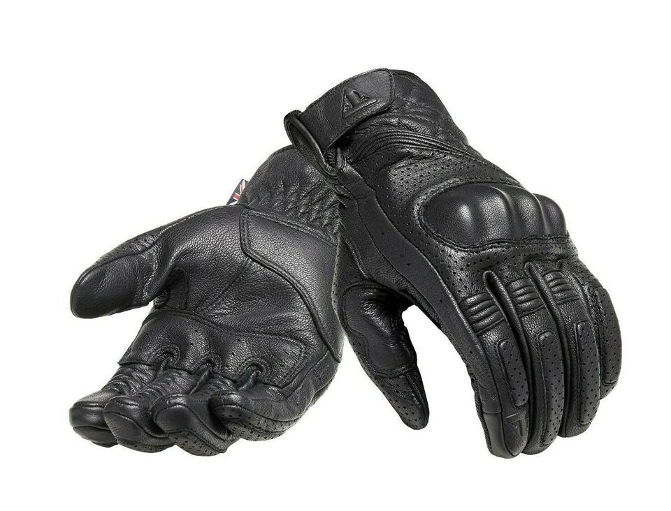 Triumph Harleston Black Leather Gloves