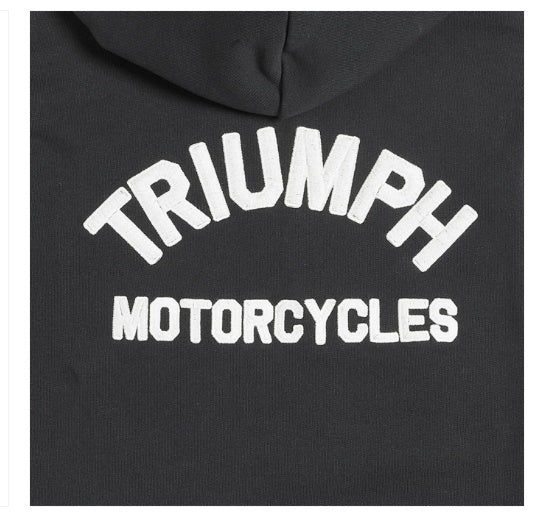 TRIUMPH FULL ZIP LADIES LILY HOODY BLACK MSWS2345