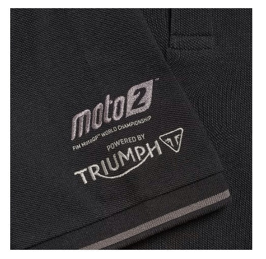 TRIUMPH MOTO2 2022 BLACK POLO MPOS22900