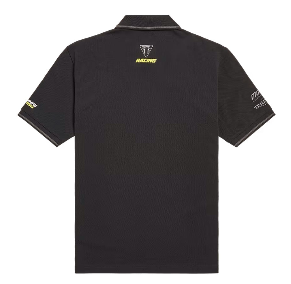 TRIUMPH MOTO2 2022 BLACK POLO MPOS22900