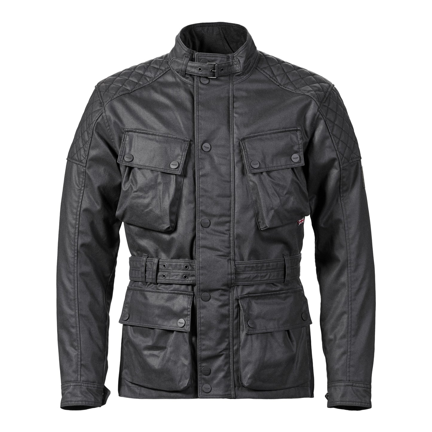 Triumph Beck 2 Black Waxed Jacket - MTHS20106