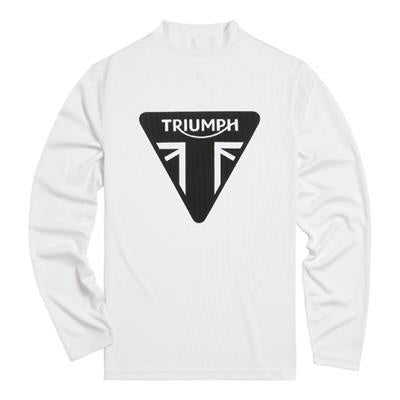 Triumph Rapid long sleeve Tee White- MTLS24101