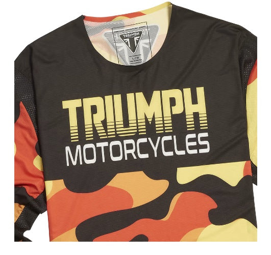 Triumph Lava Camo Long Sleeve Jersey - MTLS24102