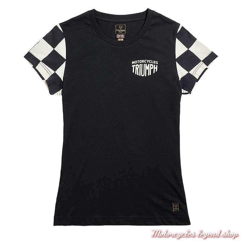 Triumph Marie Ladies Tee in Black & Bone
