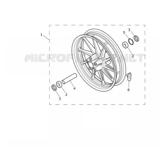 Triumph Front wheel for ROCKET 3 Storm R - T2004679