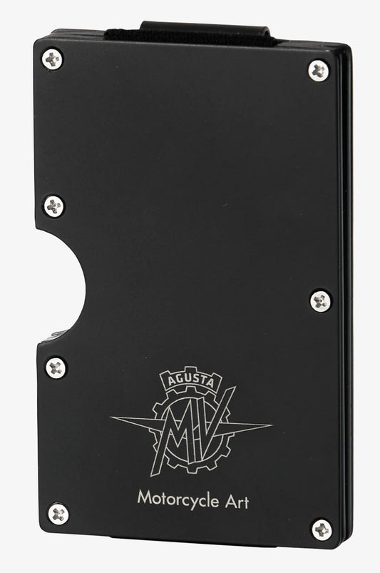 MV Agusta aluminium card holder (Black)