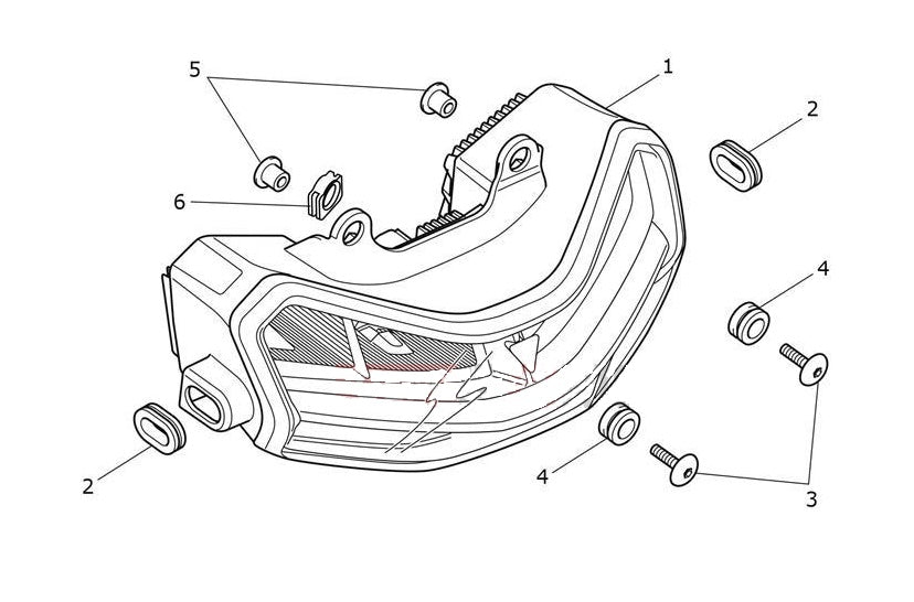 Tiger 1200 Rally Explorer 2024 headlamp Assembly - T2701440