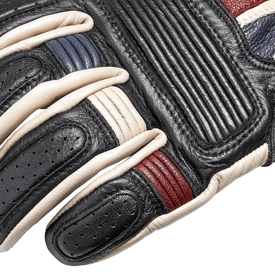 TRIUMPH FLAG LEATHER MOTORCYCLE GLOVES