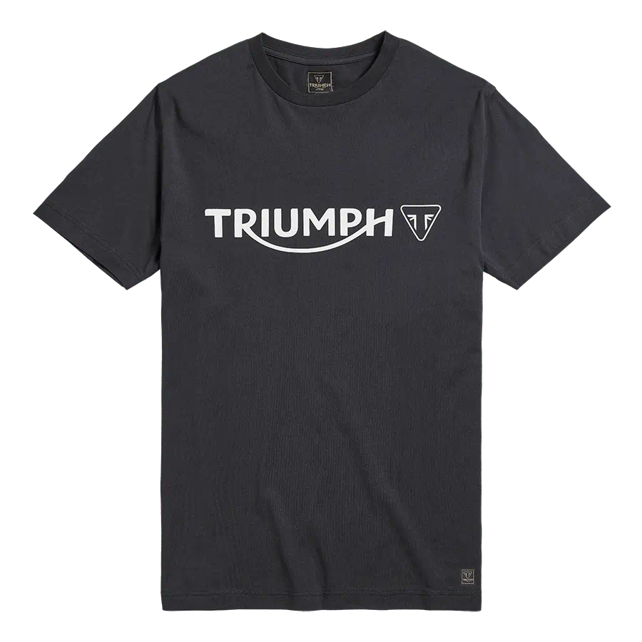TRIUMPH CARTMEL LOGO TEE IN BLACK