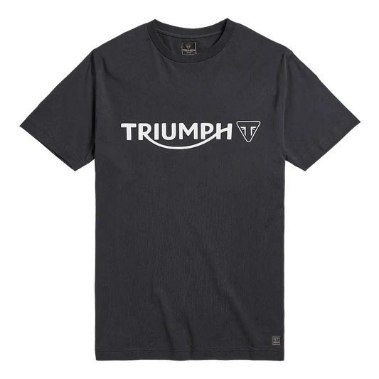 TRIUMPH CARTMEL LOGO TEE IN BLACK