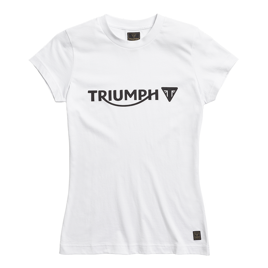 TRIUMPH MELROSE WOMENS LOGO TEE IN WHITE