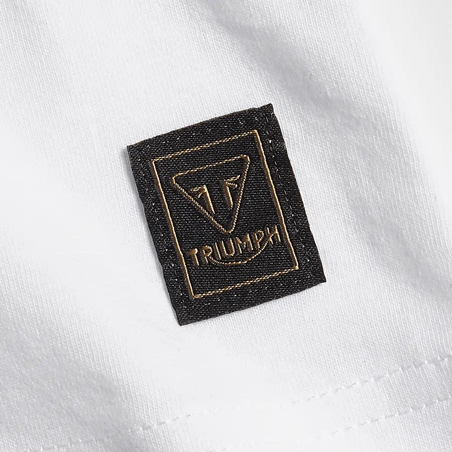 TRIUMPH MELROSE WOMENS LOGO TEE IN WHITE