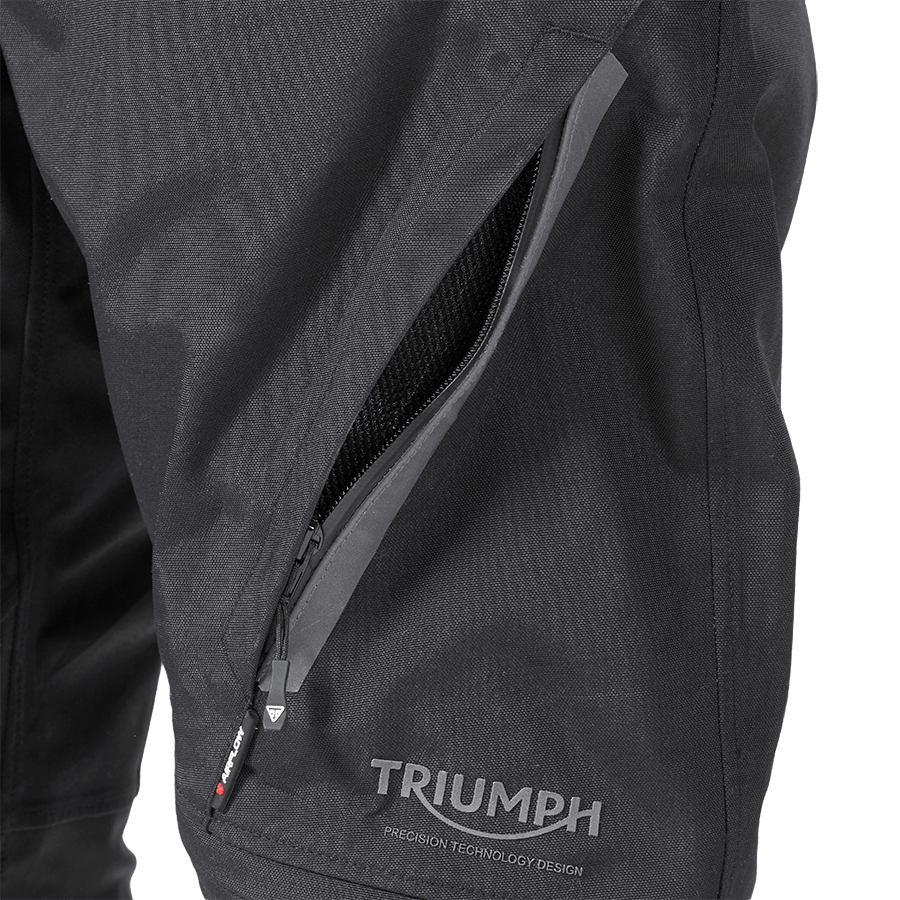TRIUMPH ALDER GORE-TEX® ADVENTURE TOURER TROUSERS IN BLACK