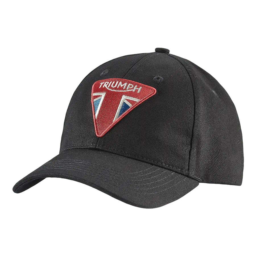 TRIUMPH CHAMBERS EMBROIDERED CAP IN BLACK