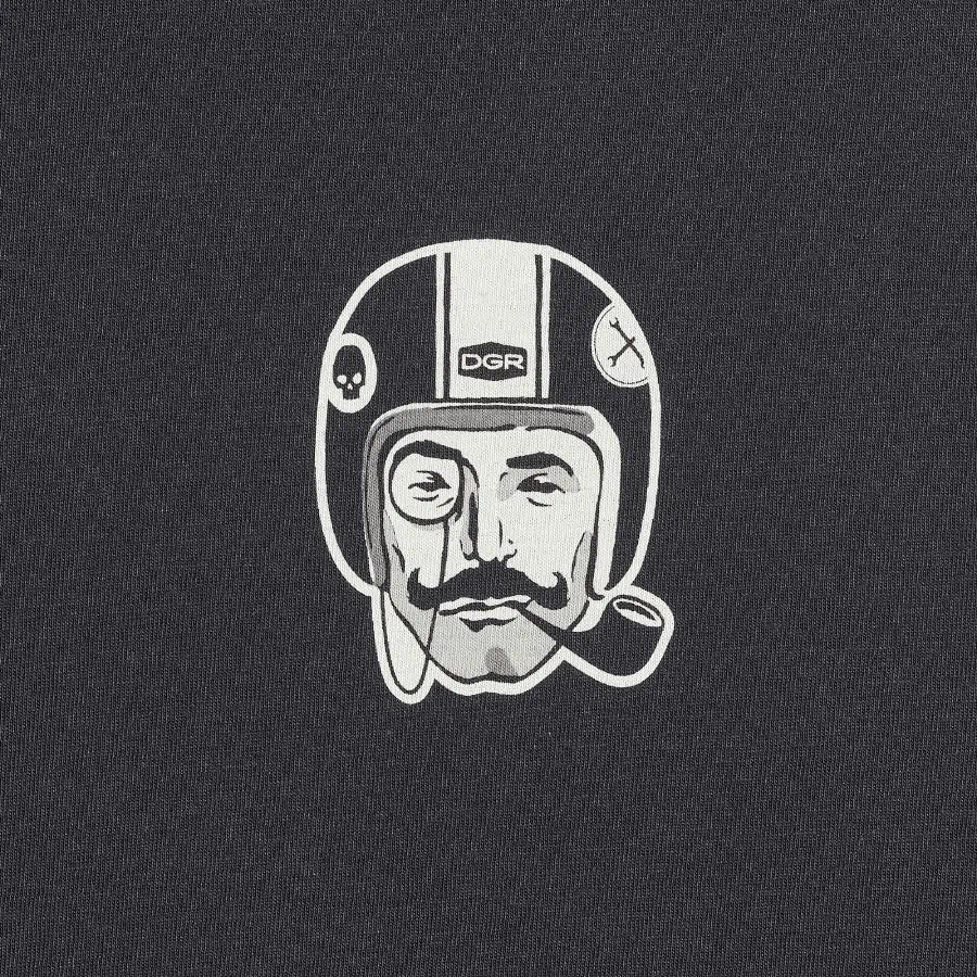 TRIUMPH HUMPHREY DGR LONG SLEEVE TEE IN BLACK
