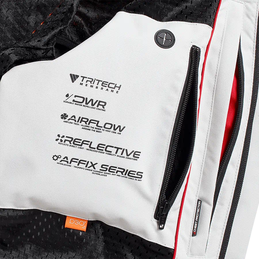 TRIUMPH HYTHE WOMENS JACKET IN GREY - MTPS2346