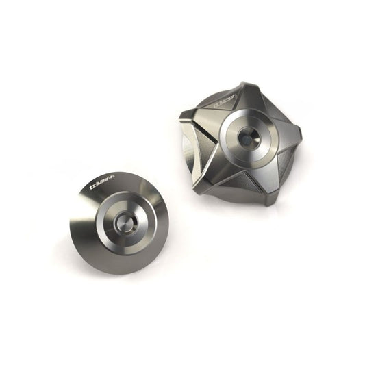Triumph Speed Triple AXLE NUT FINISHERS, GREY - A9640086