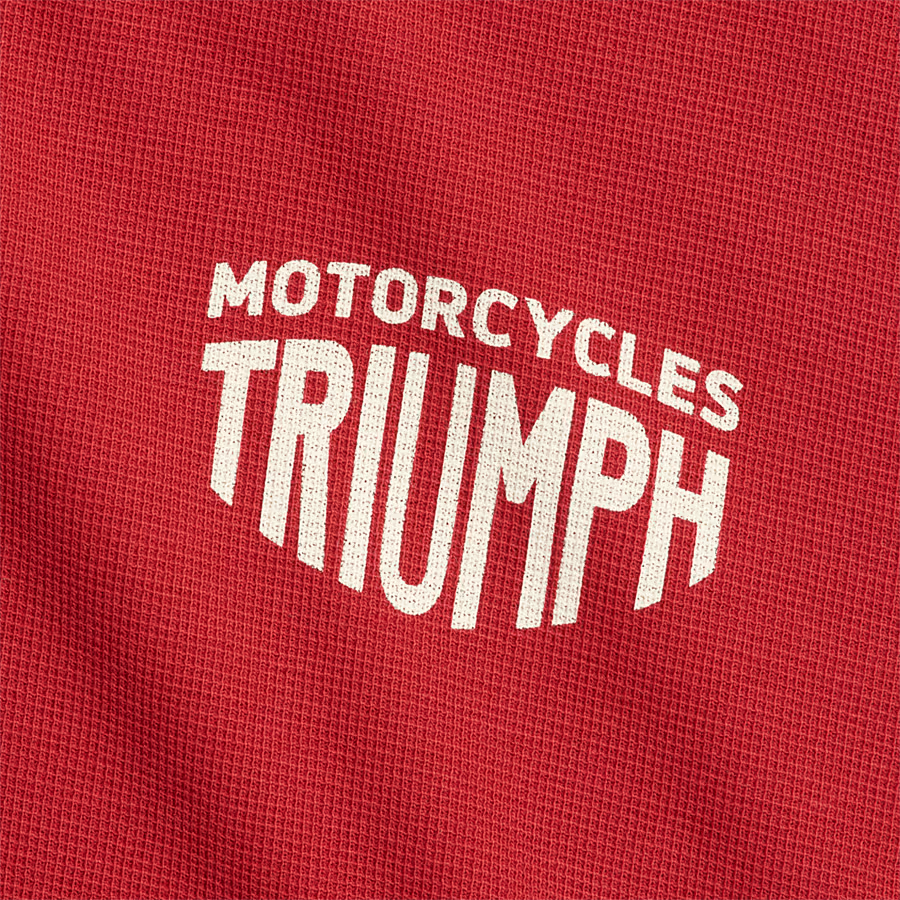 Triumph Harker Checkerboard Long Sleeve Waffle Tee MTLS24133