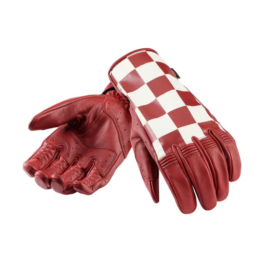 Checkerboard Leather Gloves MGVS24406