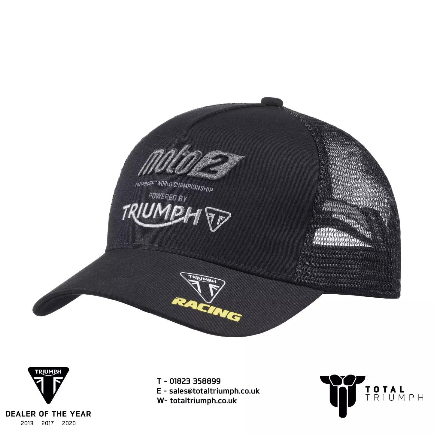 Triumph Racing Motorcycles Moto 2 Moto GP Cap Black MCAS22906
