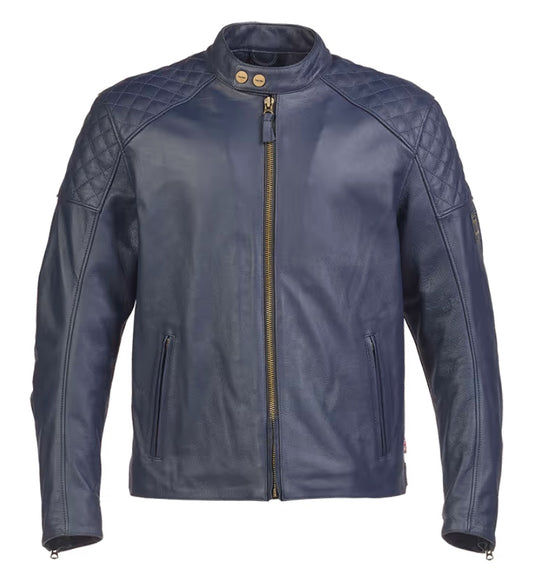 TRIUMPH BRADDAN BLUE JACKET MLES2335
