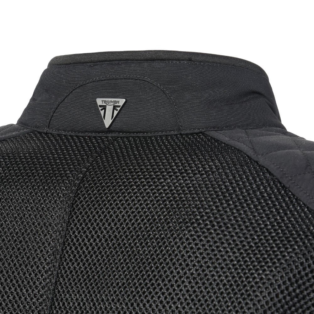 Braddan Retro Mesh Jacket Black / Gold - MTES25302