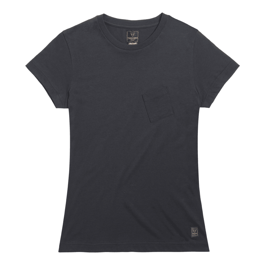 Triumph Snake Pitt Ladies Tee in Black