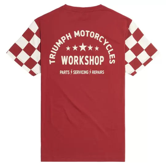 Triumph Preston T-Shirt - Red/Bone