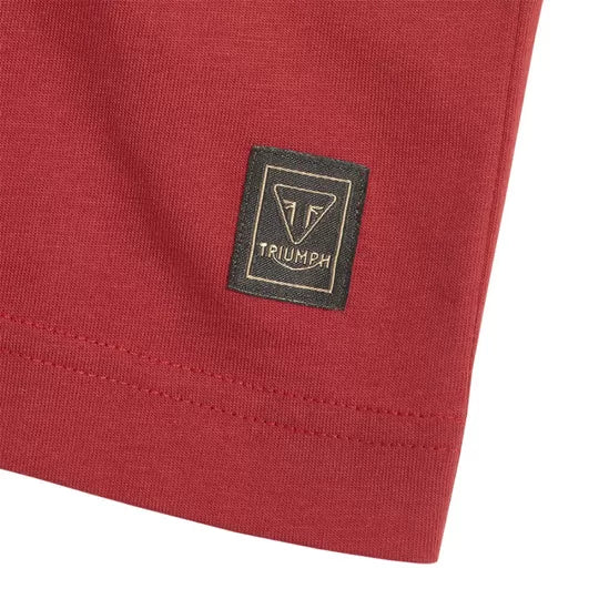 Triumph Preston T-Shirt - Red/Bone