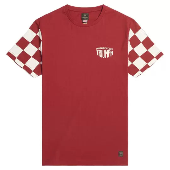 Triumph Preston T-Shirt - Red/Bone