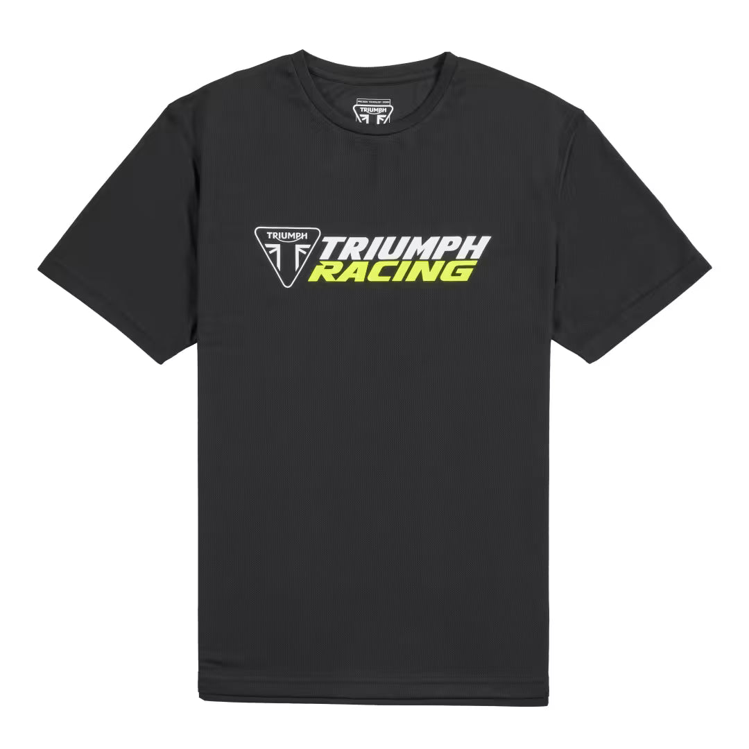 Triumph Racing Rapid Dry Crew Neck Logo Tee MTSS25114