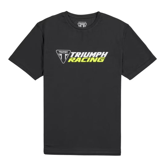Triumph Racing Rapid Dry Crew Neck Logo Tee MTSS25114