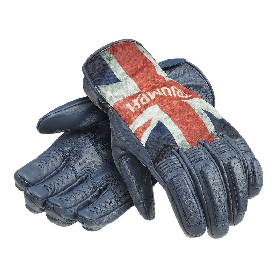 Union Jack Flag Leather Gloves MGVS25501